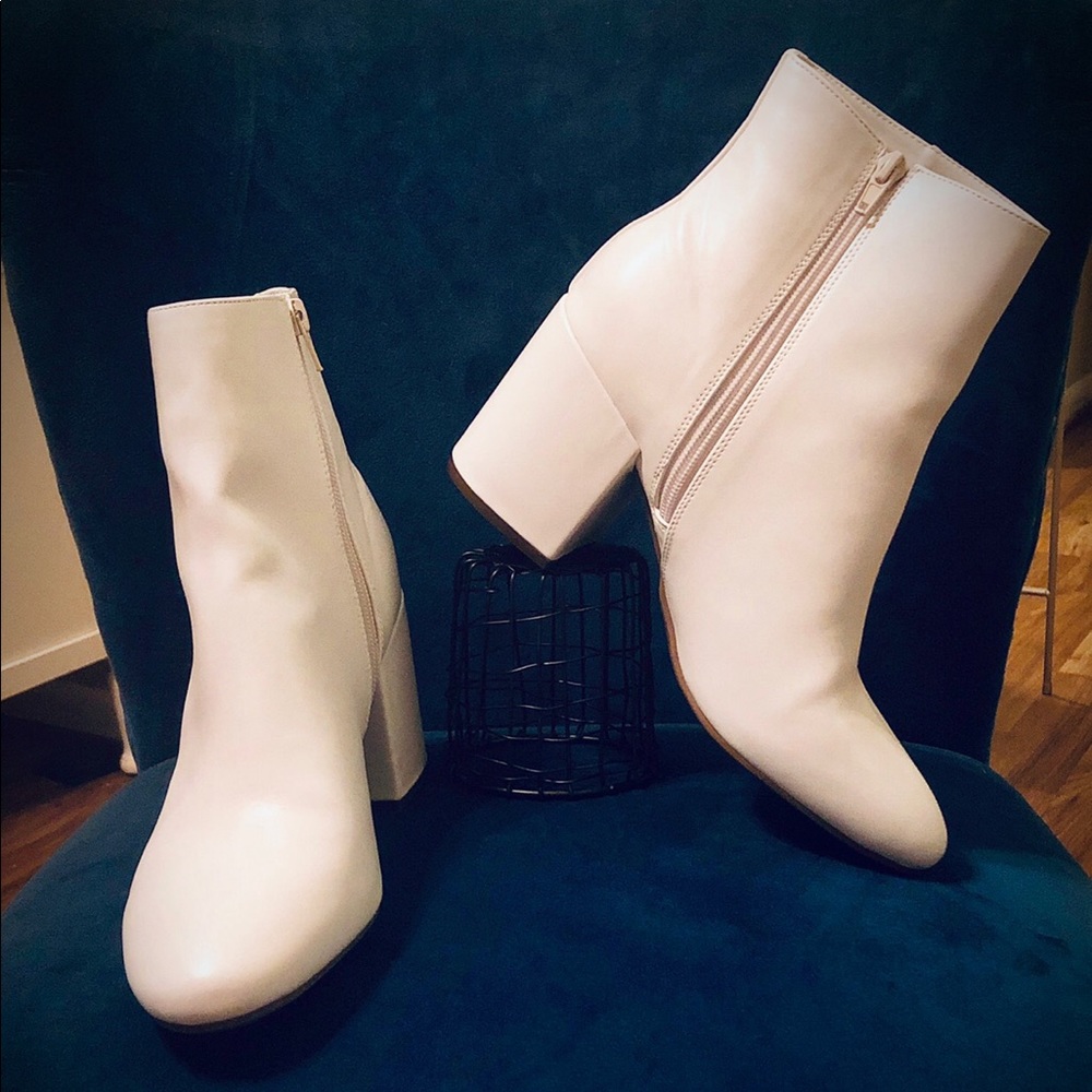 White booties